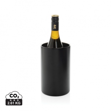 Logo trade promotional giveaways picture of: Vino RCS certified recycled stainless steel wine bucket